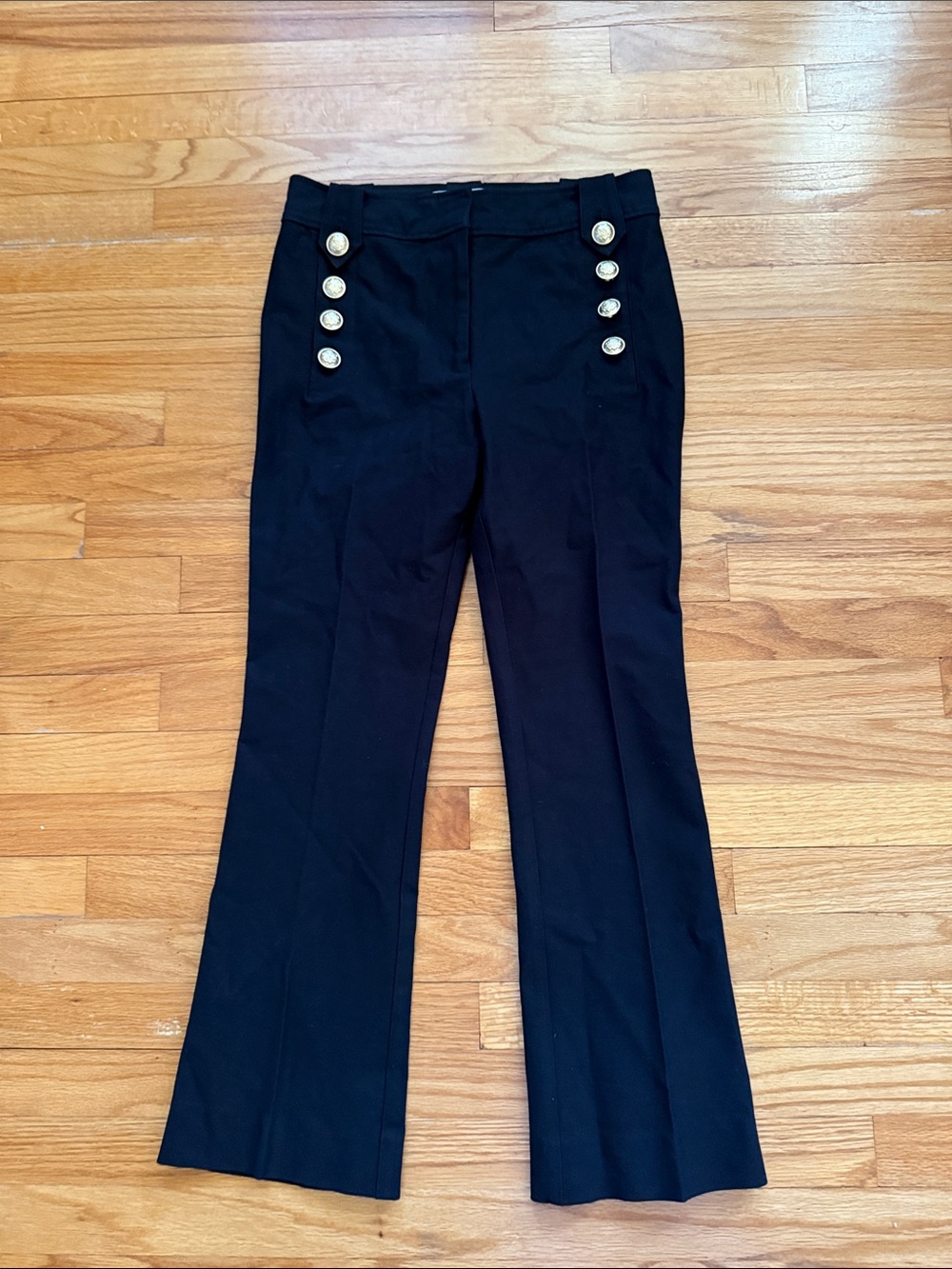 Derek Lam 10 Crosby Robertson Cropped Flare Pants MISSING SIZE TAG - Picture 2 of 11
